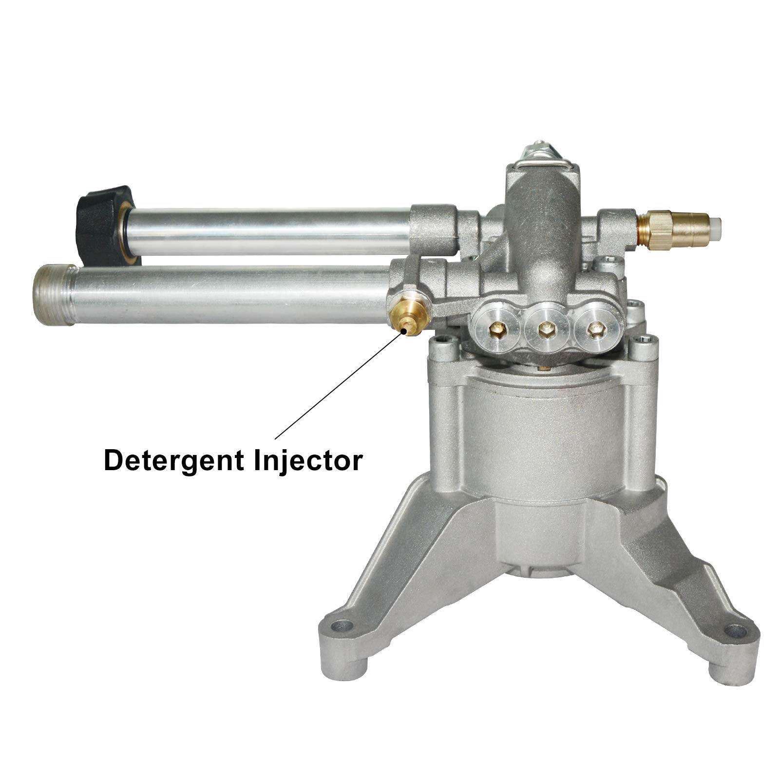 AgiiMan 2800 PSI High Pressure Washer Pump Head Replacement - Compatible with Troy Bilt SRMW22G26-EZ, KARCHER & Craftsman Pressure Washers - Front Facing Inlet/Outlet Gasoline Water Pump Accessory - Perfect for Home Cleaning, Car Washing & Outdoor Equipment Maintenance