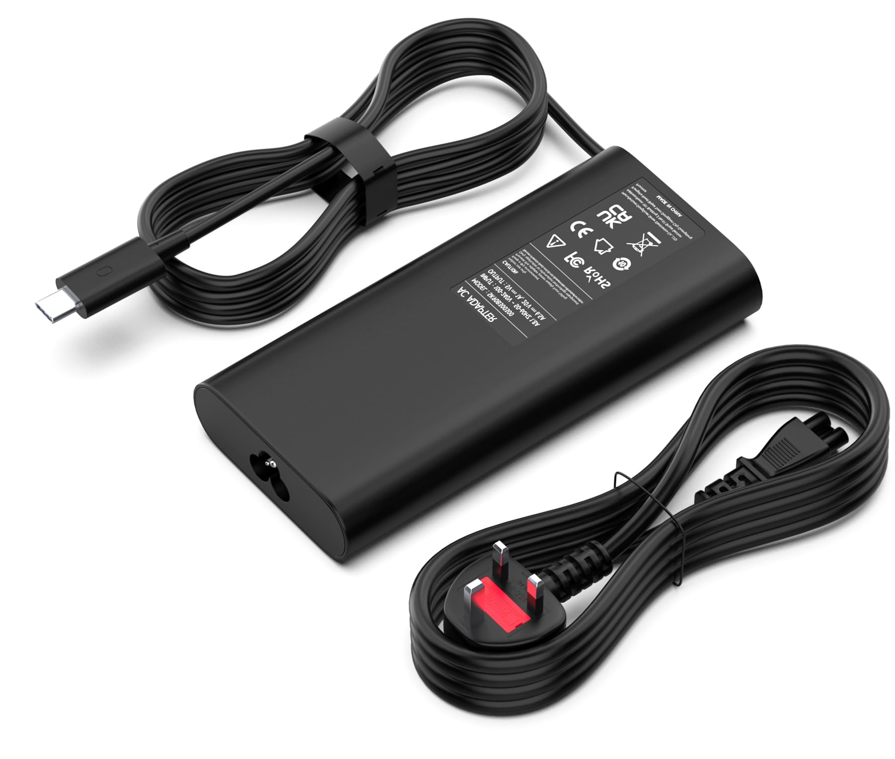 130W USB C Laptop Charger for Dell XPS 15/17 & Precision Series - 20V 6.5A Type C Power Adapter with Fast Charging - Perfect for Home, Office and Travel Use