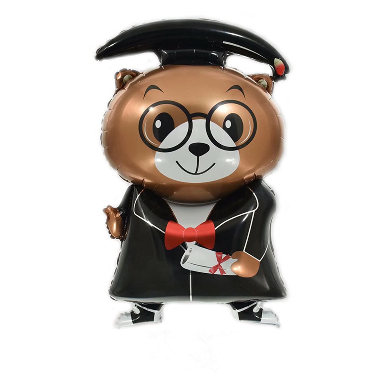 2025 Graduation Foil Balloons Set - Cap & Bear Shaped Congrats Grad Decorations for Party Supplies | Perfect for Graduation Ceremonies, School Celebrations & Photo Backdrops