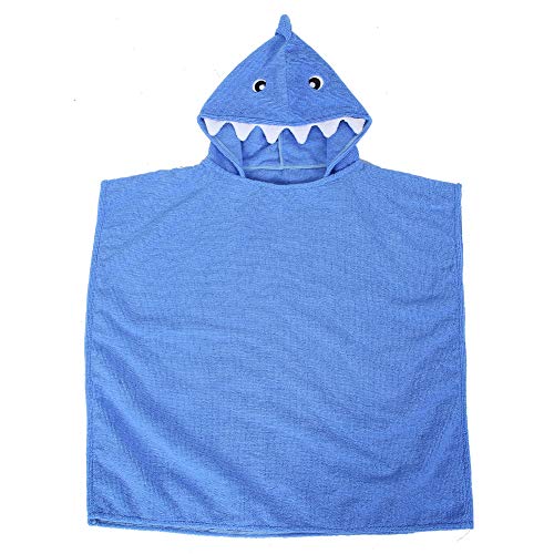 Premium Ultra Soft Baby Hooded Towel - Super Absorbent Newborn Bath Towel for Boys & Girls - Perfect Baby Shower Gift, Spa & Swimming Essentials (Blue)