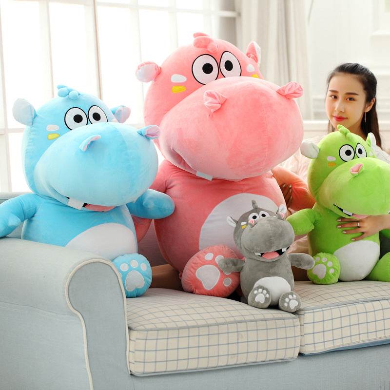 Jumbo Hippo Plush Toy - Extra Large Soft Stuffed Animal for Kids & Adults | Perfect for Cuddling, Nursery Decor, and Gift Giving