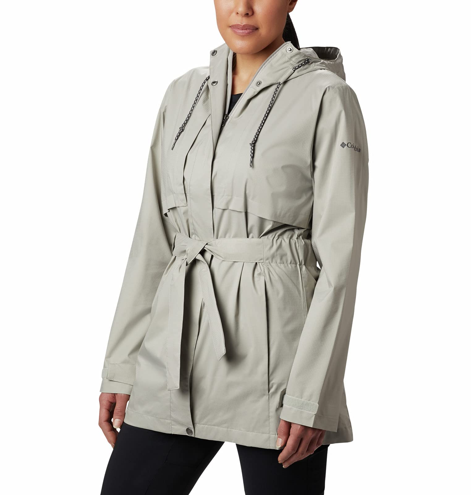 Columbia Women's Pardon My Trench Rain Jacket - Waterproof Windbreaker with Adjustable Hood (Legacy Style) | Perfect for Hiking, Travel & Outdoor Activities