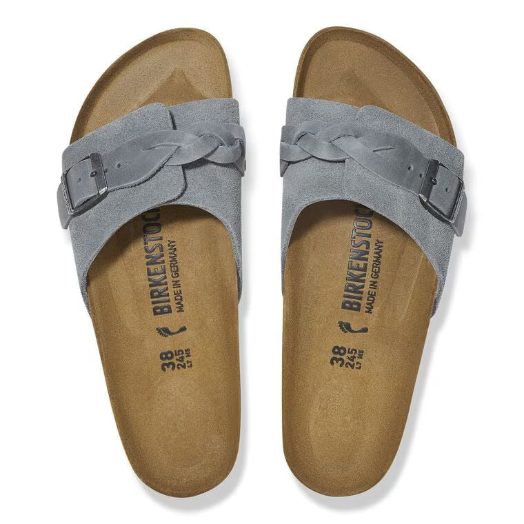 Birkenstock Oita Braided Sandals for Women - Comfortable Cork Footbed & Adjustable Straps | Perfect for Summer, Beach, and Casual Outfits