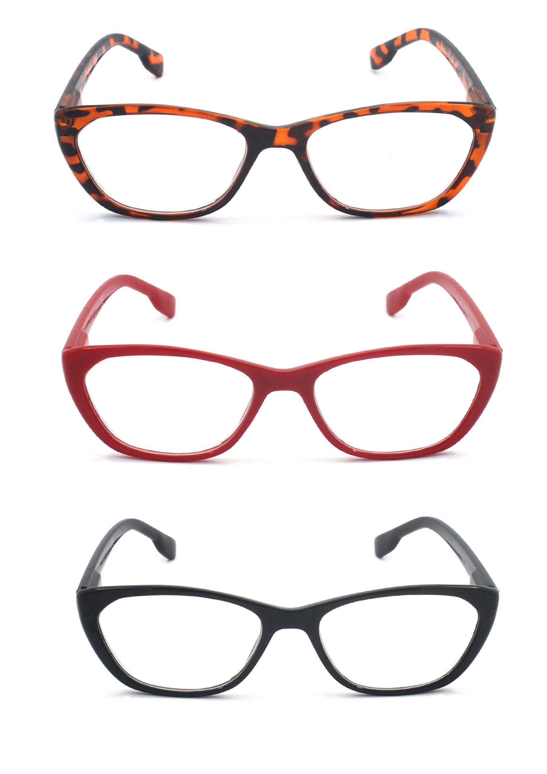 Stylish Women's Cat Eye Reading Glasses with Spring Hinge - Lightweight & Comfortable for Work, Reading, and Fashion Accessories