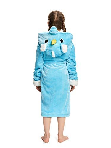 Soft & Cozy Princess Unicorn Bathrobe for Kids - Pink Fluffy Hooded Robe with Ears & Tail - Perfect for Bath Time, Spa Day & Dress-Up Play
