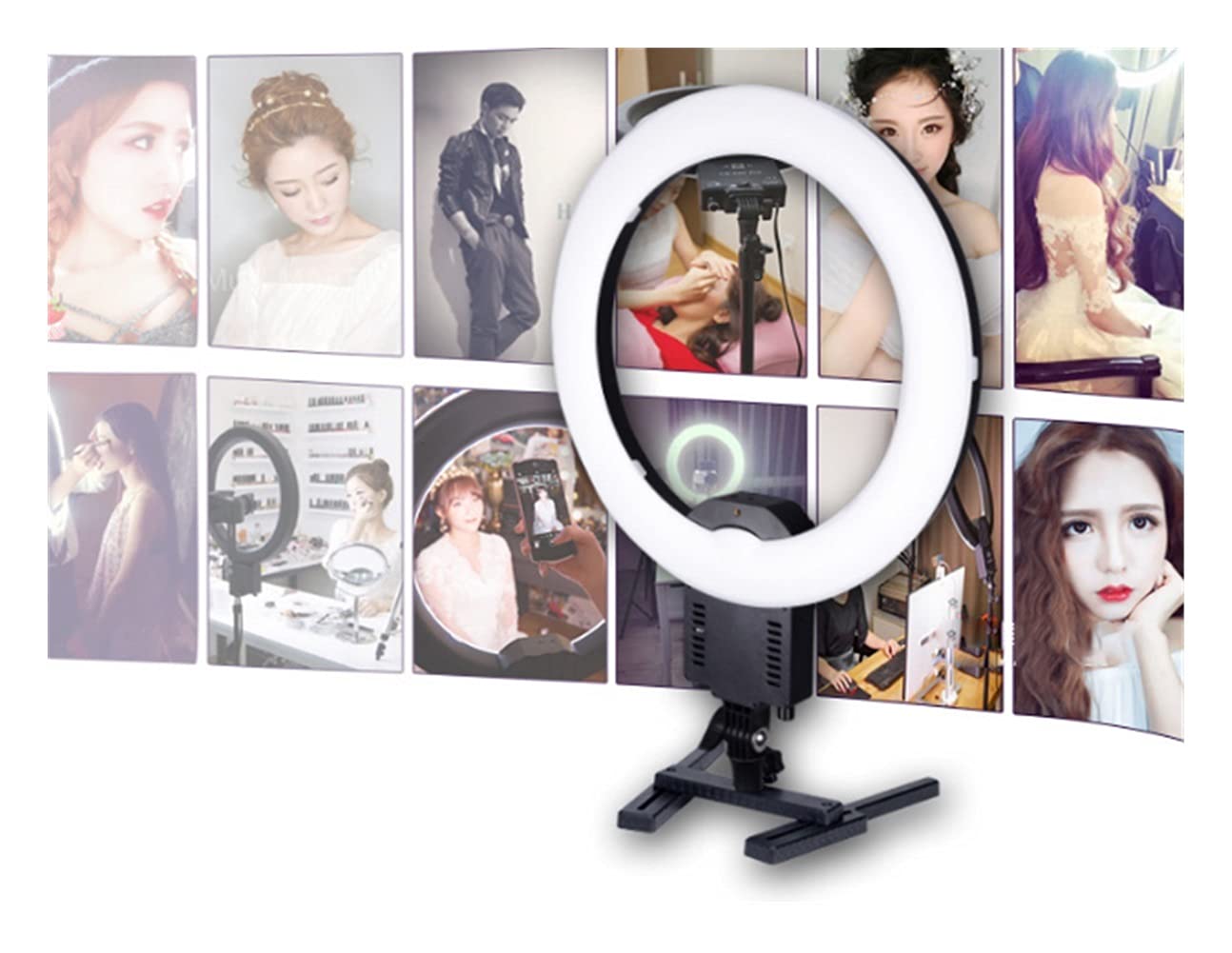 ROYAUX LED Ring Light with Phone Holder - 5400K Daylight Selfie Light for Photography, Makeup, Vlogging & Live Streaming - Compatible with Smartphones - Perfect for YouTube Videos, TikTok Content & Beauty Tutorials