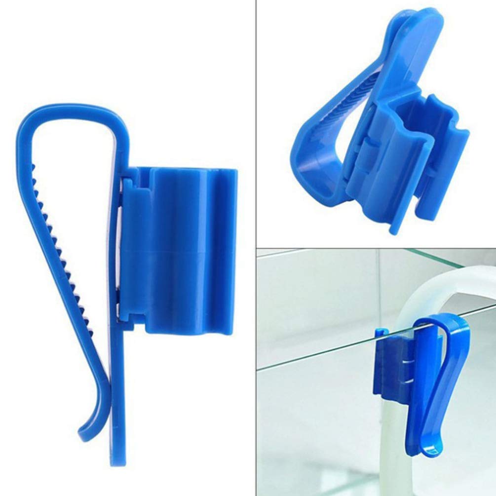 Adjustable Aquarium Hose Clip - Fish Tank Tube Holder for Inflow/Outflow Water - Filtration & Bucket Mounting