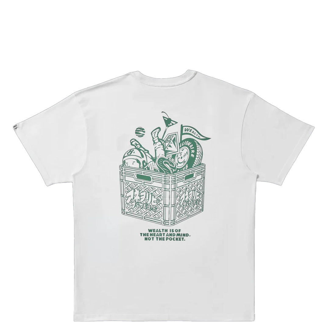 Debris Tee White - Soft Cotton Men's T-Shirt for Casual Wear & Street Style | Perfect for Everyday Outfits, Gym, and Weekend Hangouts