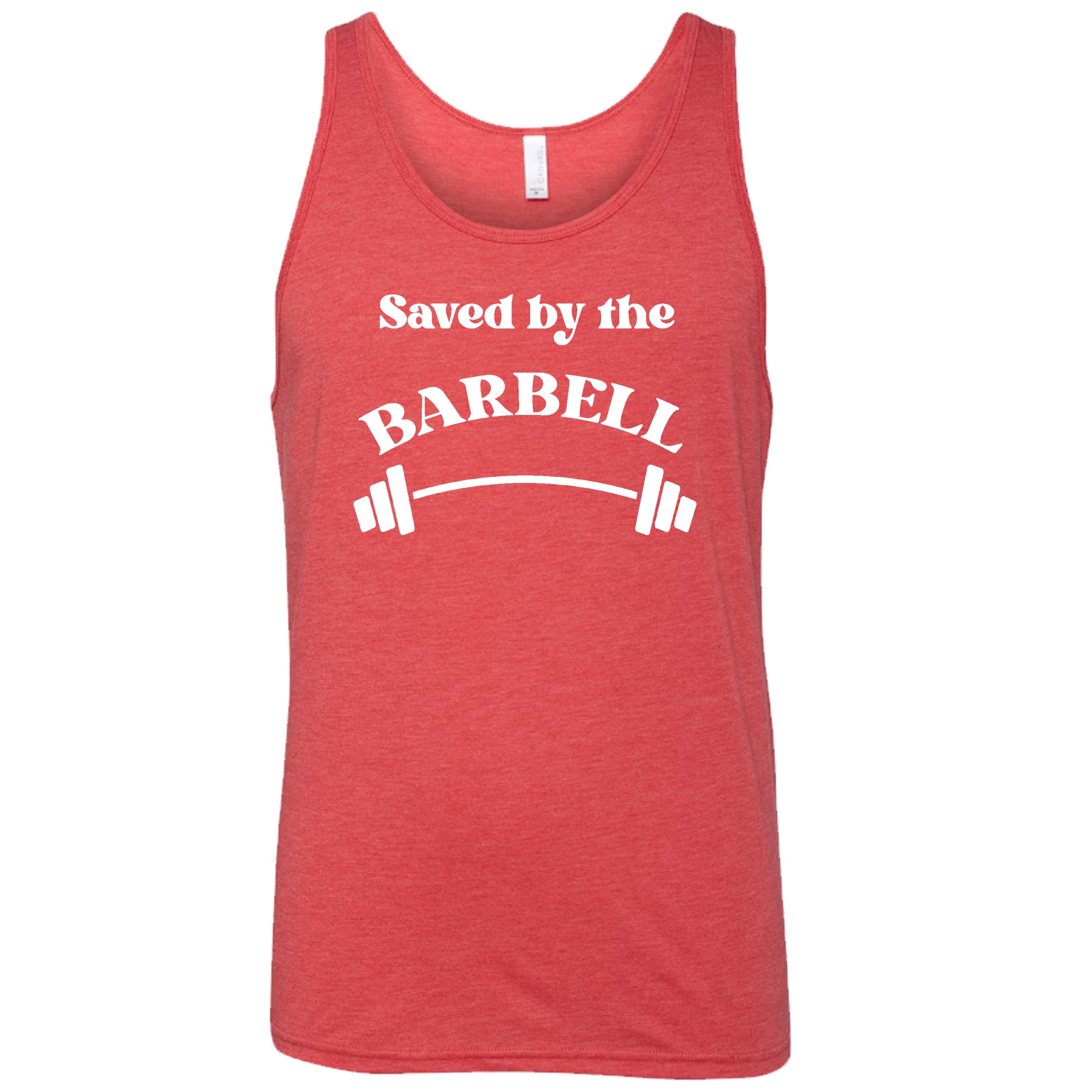 Saved By The Barbell Unisex Gym Shirt - Workout & Fitness Apparel for Men & Women - Perfect for Weightlifting, CrossFit & Gym Training