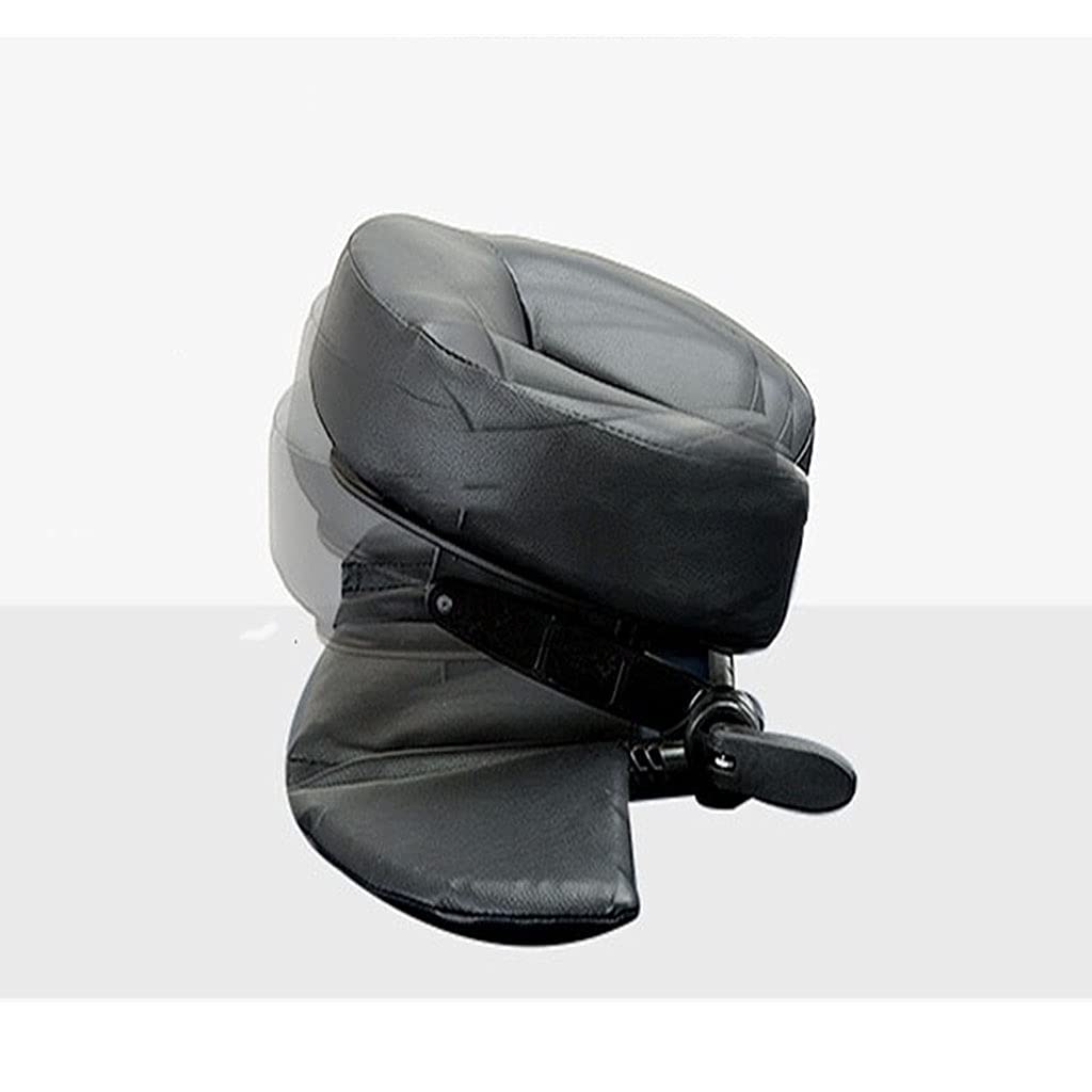Premium U-Shaped Massage Table Pillow - Ergonomic Foam Cushion for Face, Neck & Head Support - Black - Ideal for SPA, Office Nap, Massage Therapy & Relaxation