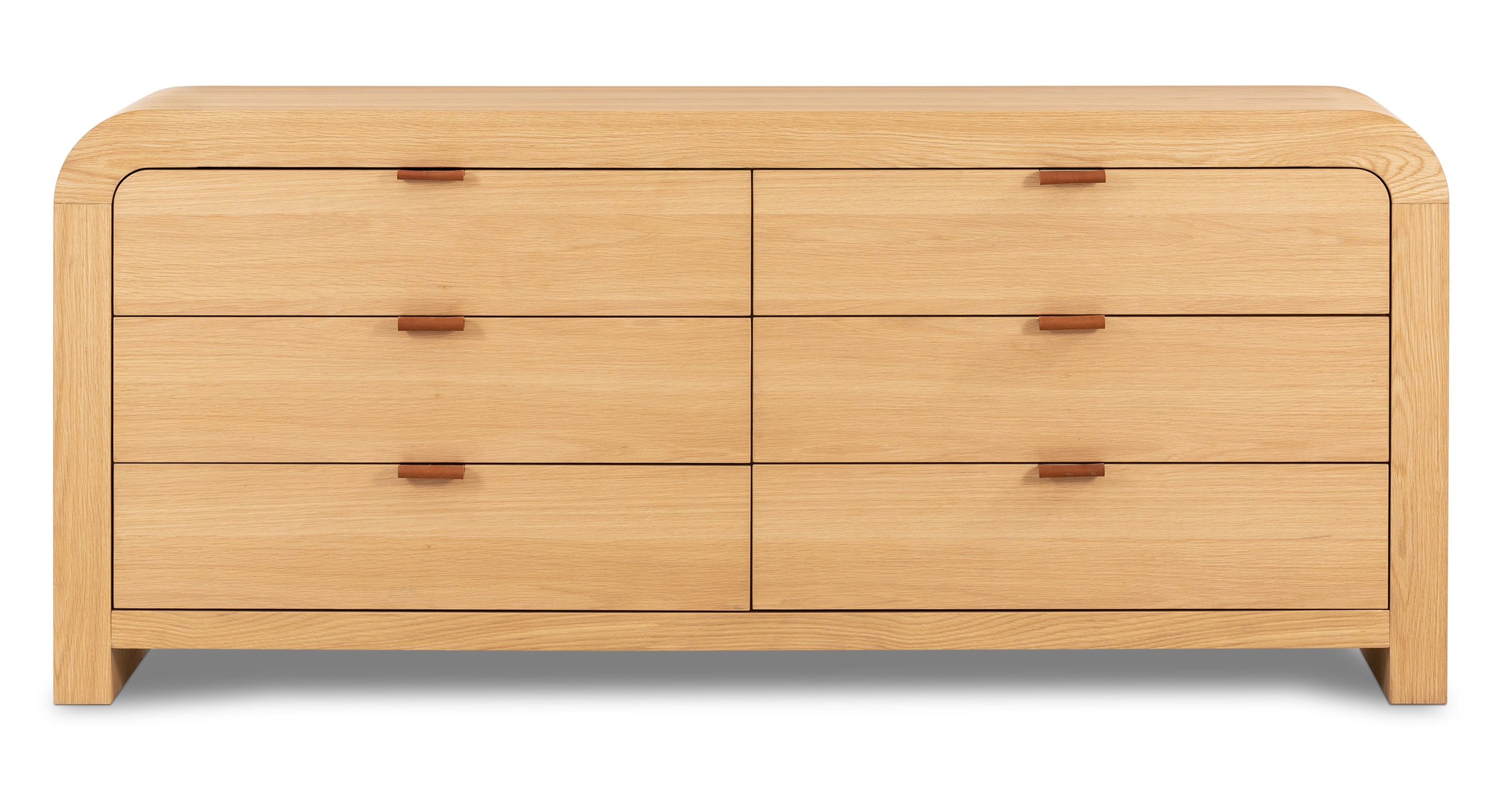 Cirq 6 Drawer Dresser - Modern Wooden Chest of Drawers for Bedroom Storage & Organization | Perfect for Clothes, Accessories & Home Decor