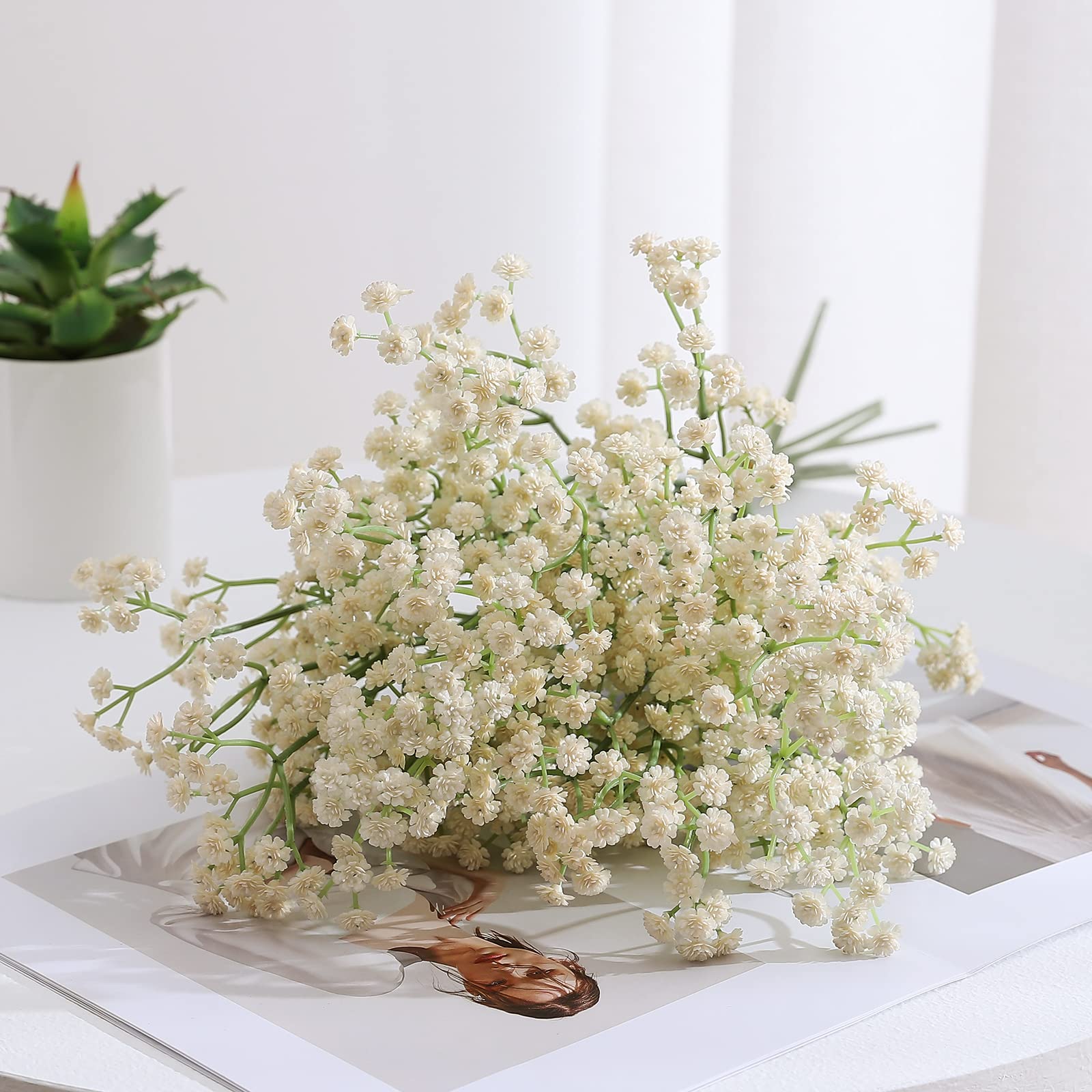 10pcs Artificial Baby's Breath Flowers 23.6