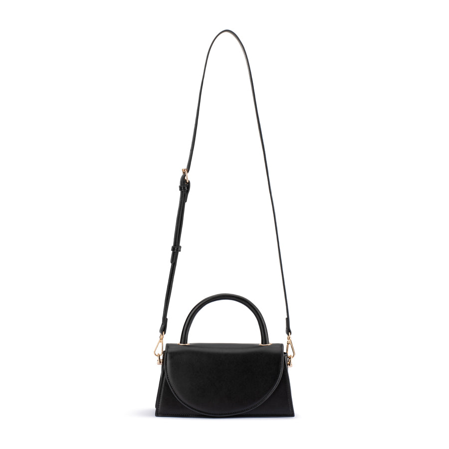 HAILEY Top Handle Bag for Women - Stylish Black Leather Shoulder Purse - Perfect for Work, Travel & Everyday Use