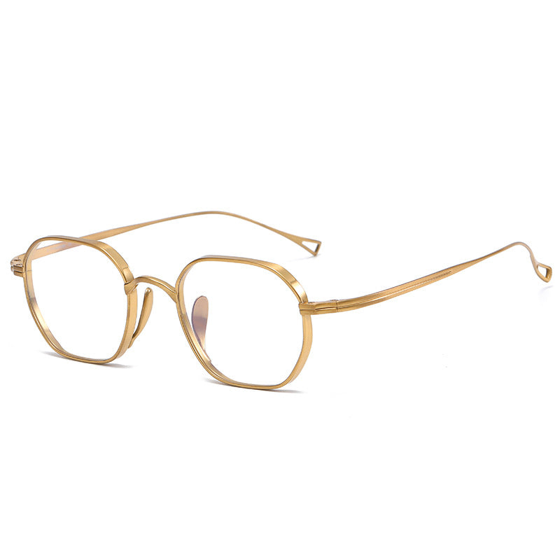 Premium Titanium Geometric Glasses Frame KMN9917 - Lightweight & Durable Eyewear for Men & Women - Perfect for Reading, Driving & Fashion Accessories