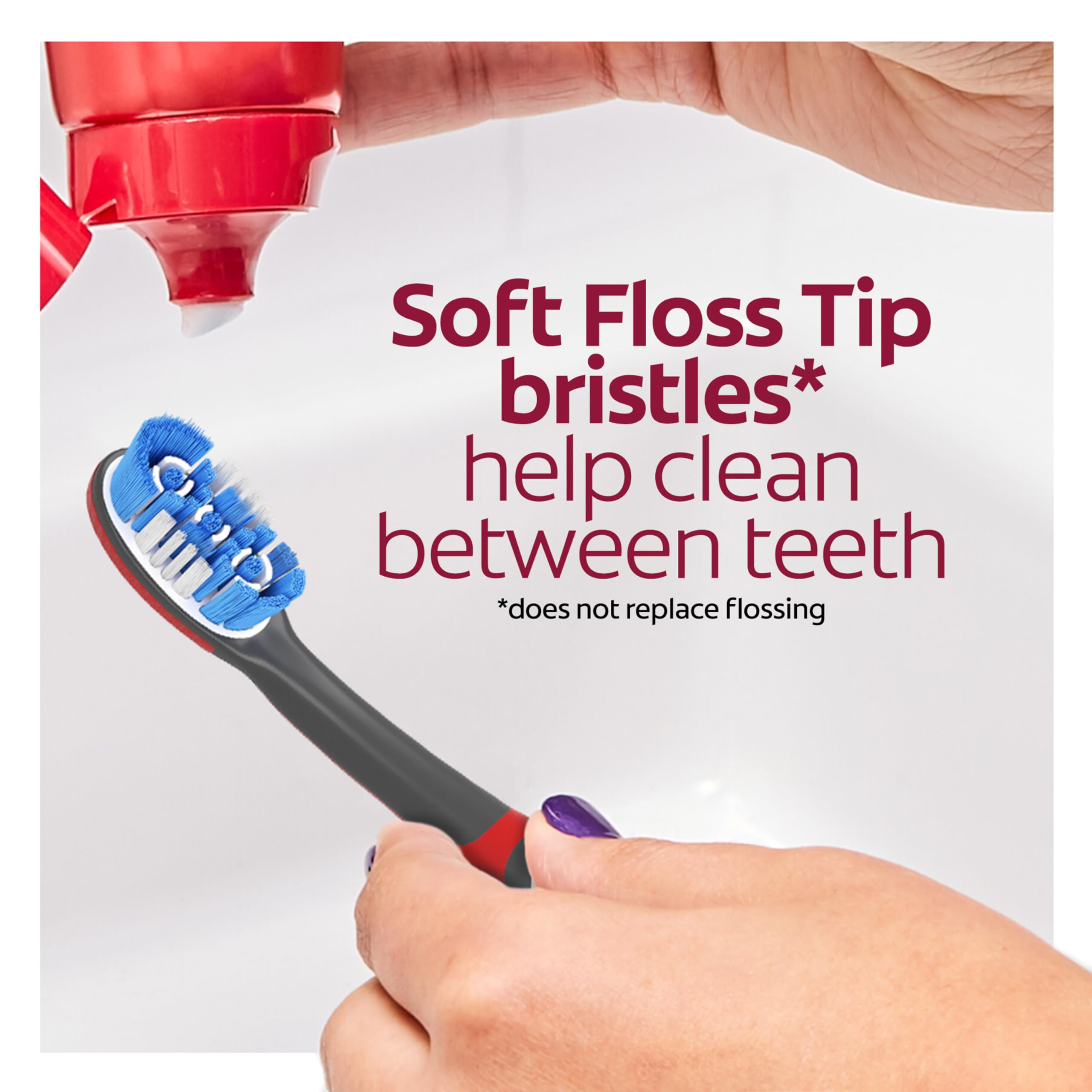 Colgate 360 Optic White Sonic Battery Powered Toothbrush with Soft Bristles - 2 Pack for Teeth Whitening & Deep Cleaning - Perfect for Travel & Daily Oral Care