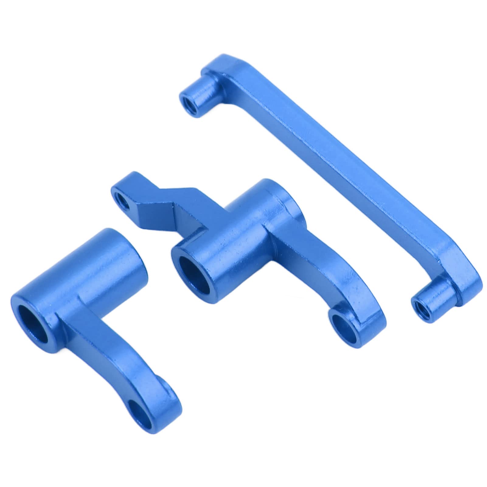 Pinsofy 18109 Aluminum Alloy Flexible Steering Kit for 1/18 RC Car - Blue | Upgrade Parts for RC Crawler, Rock Racer & Off-Road Remote Control Vehicles | Perfect for Racing, Crawling & Trail Adventures