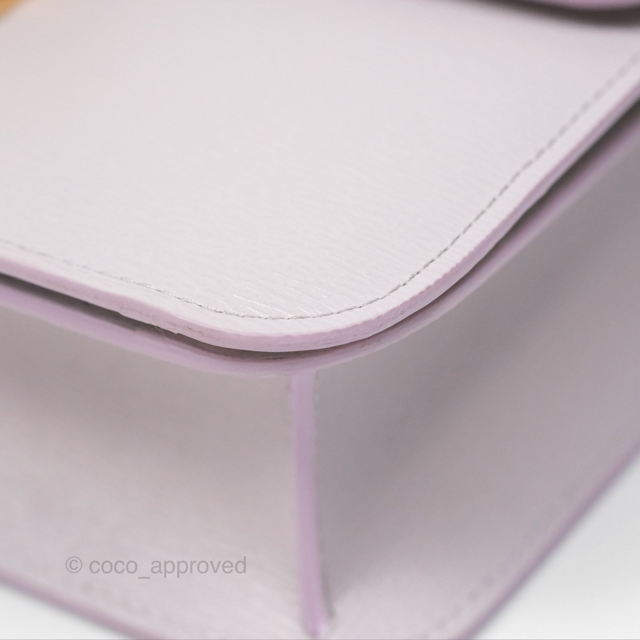 Celine Teen Classic Box Flap Bag in Lavender Grey Liege Calfskin Leather - Luxury Crossbody Purse for Women, Perfect for Date Night & Special Occasions