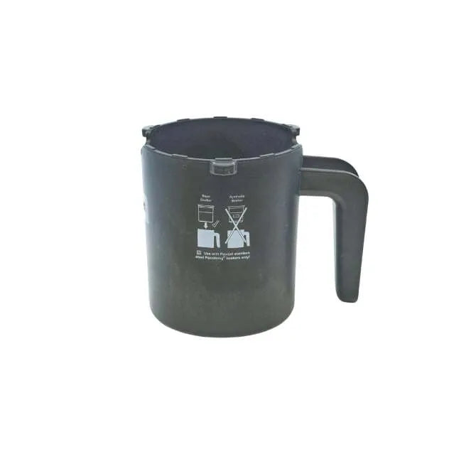 Premium Chrome Protective Beaker for Pacojet 4 - Durable Lab & Kitchen Accessory for Smooth Mixing & Food Processing
