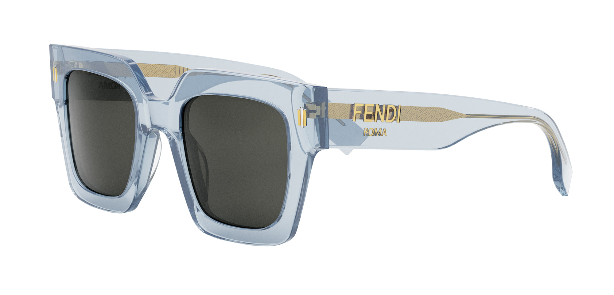 Fendi Roma FE40101I Sunglasses - Luxury Designer Shades for Women & Men - Perfect for Outdoor Activities, Travel & Fashion Accessories