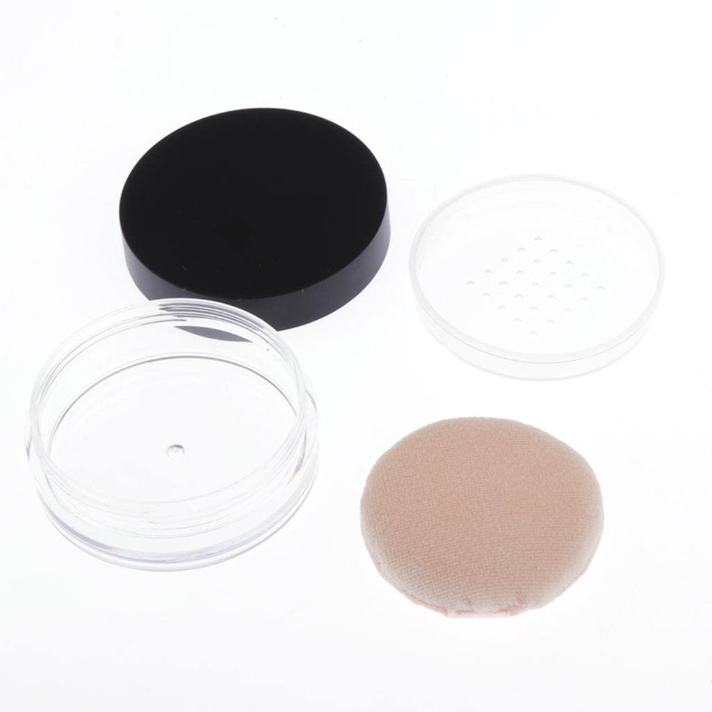 LOSA Portable Loose Powder Container - Travel-Friendly Makeup Case for Women | Compact & Leak-Proof | Perfect for On-the-Go Touchups, Travel Essentials & Daily Makeup Organization