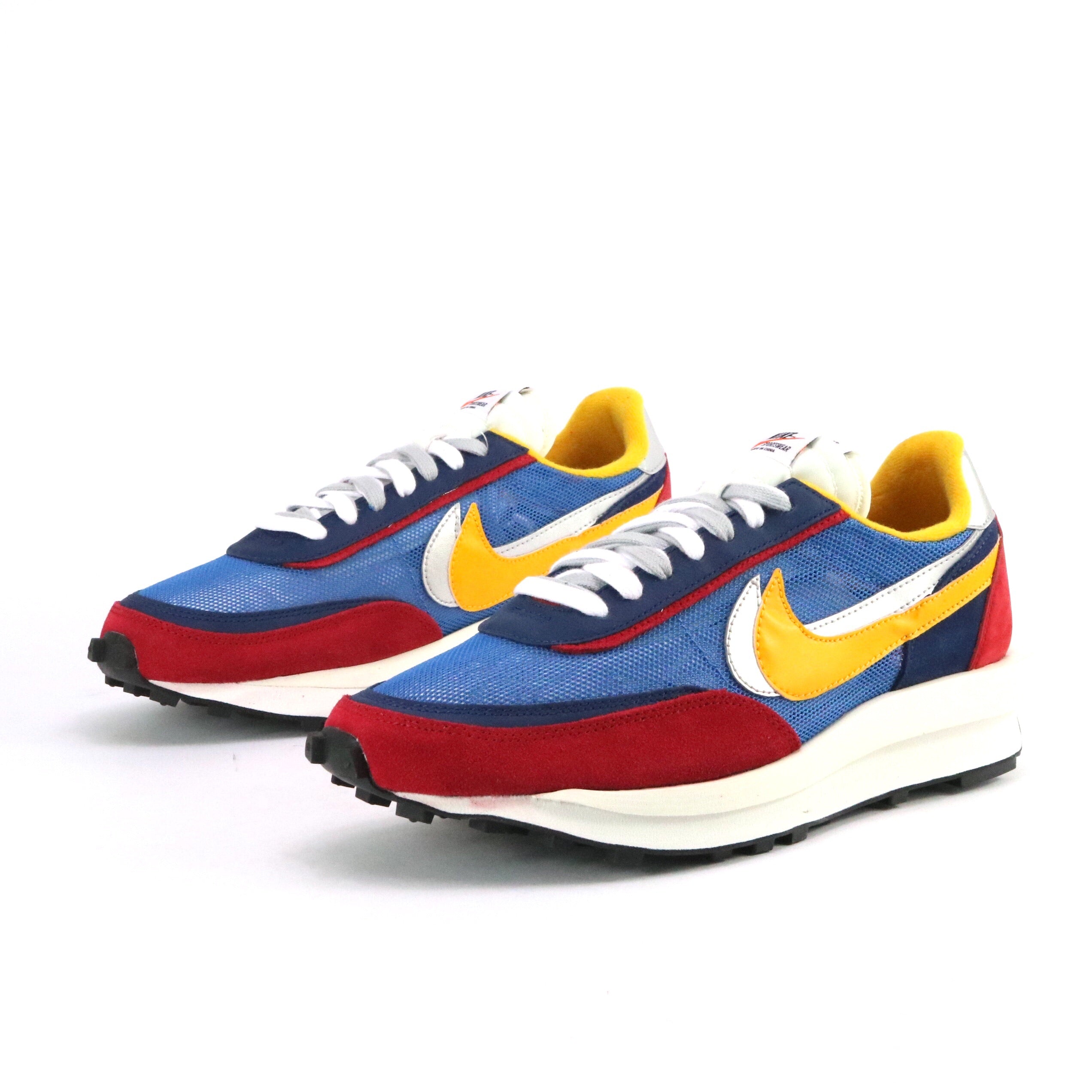 Nike x Sacai LD Waffle Sneakers - Varsity Blue & Del Sol Colorway | Lightweight Running Shoes for Men & Women | Perfect for Casual Wear, Gym & Street Style Fashion