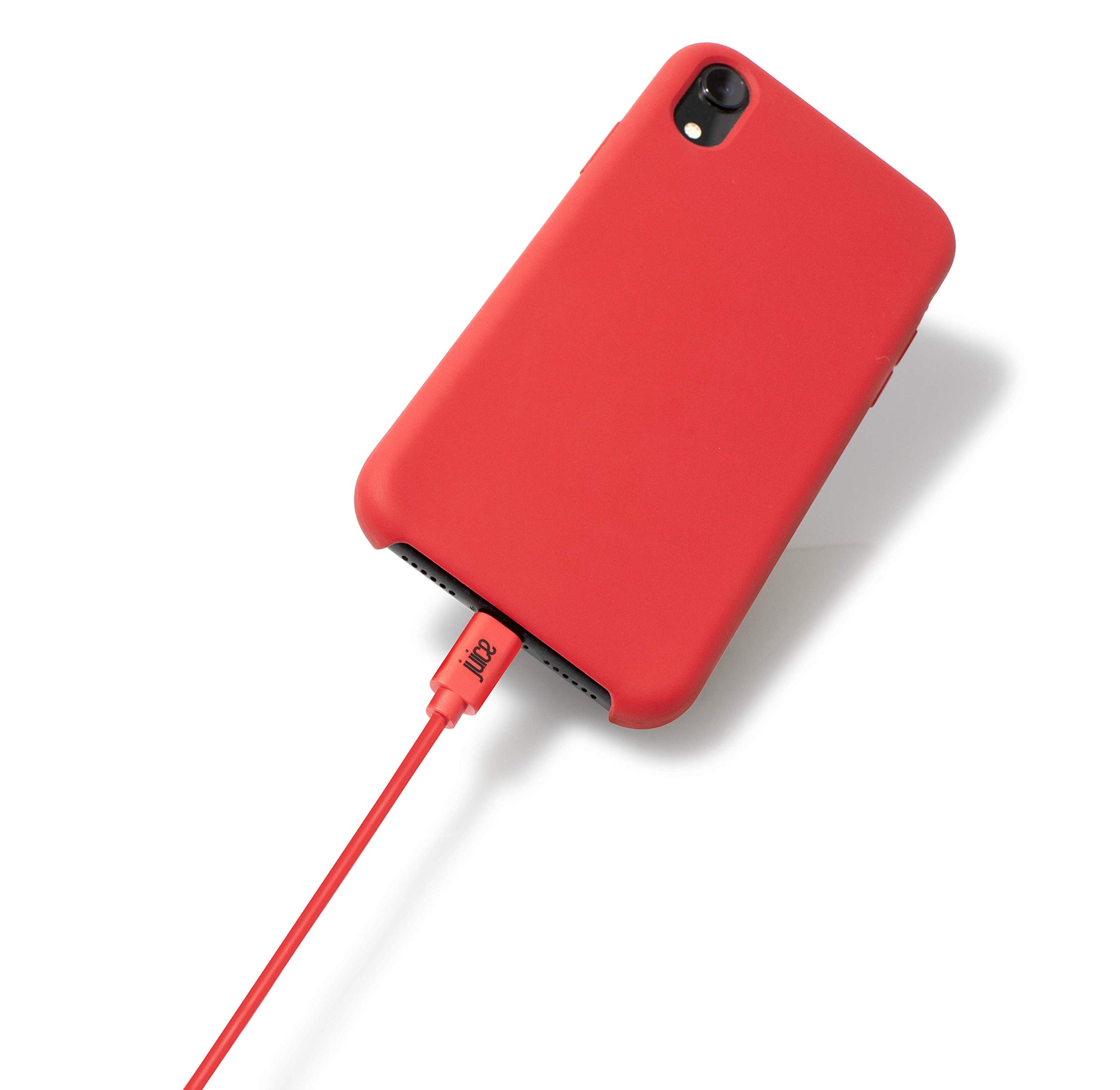 Juice XL 2m Apple Lightning Cable - MFI Certified USB to Lightning Charger for iPhone & iPad | Fast Charging, Durable & Long Cable (Coral) | Perfect for Home, Office & Travel Use