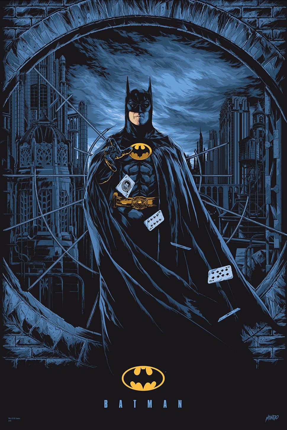 Batman Ken Taylor Art Print Poster - Premium DC Comics Wall Decor for Home, Office & Gifts | Superhero Fan Collection