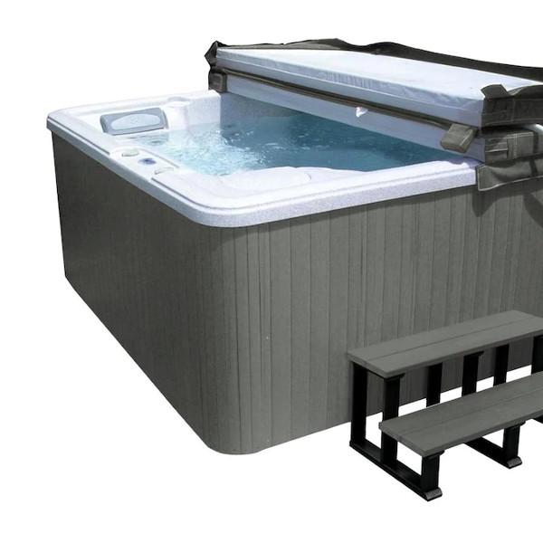 Outdoor Spa Hot Tub Cabinet Replacement Kit - Durable Flex & Square Corner Design for Easy Installation | Perfect for Backyard Relaxation & Patio Decor