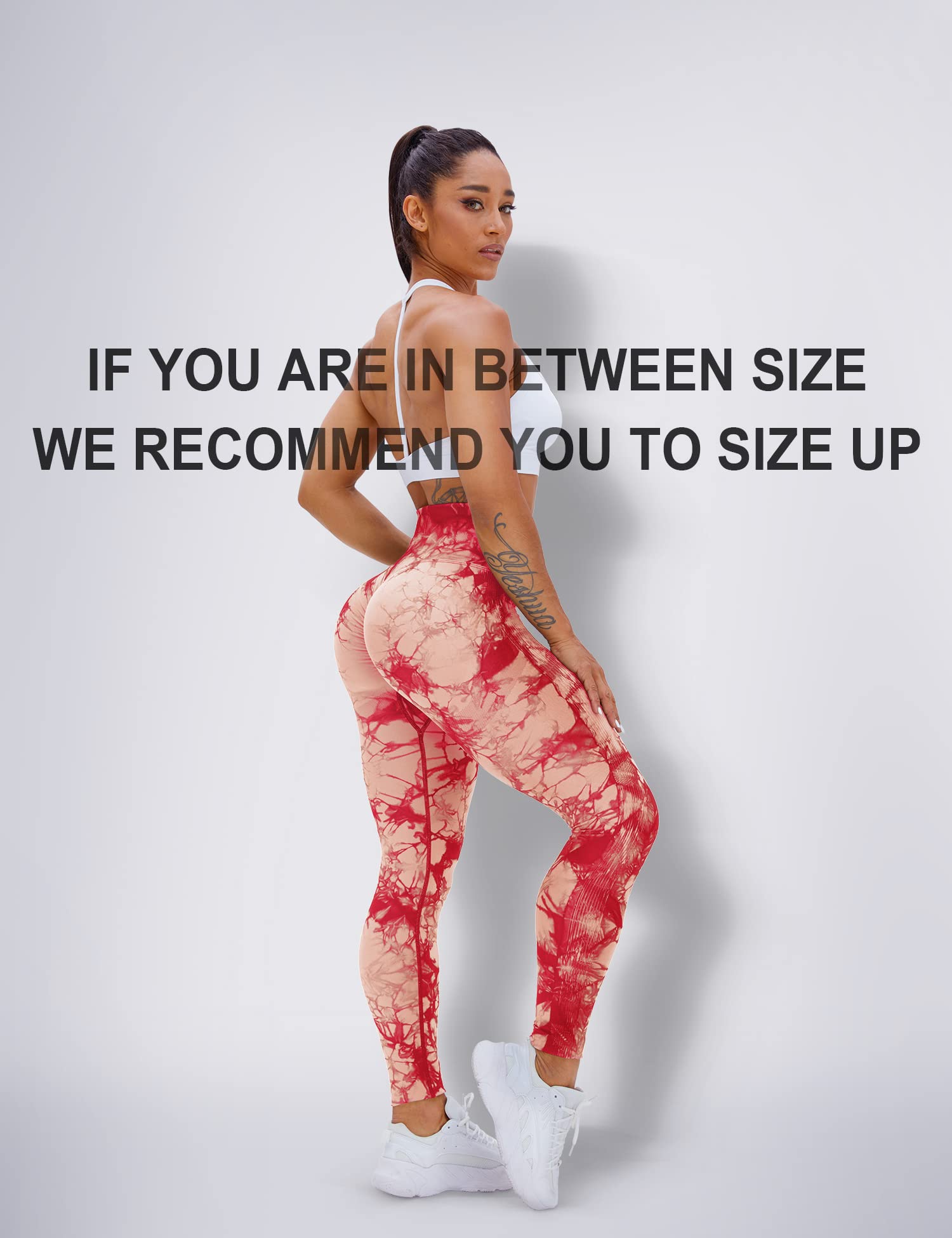 **HIGORUN Women's Tie Dye Seamless High Waist Yoga Leggings - Workout, Gym & Running Pants for Active Lifestyle**