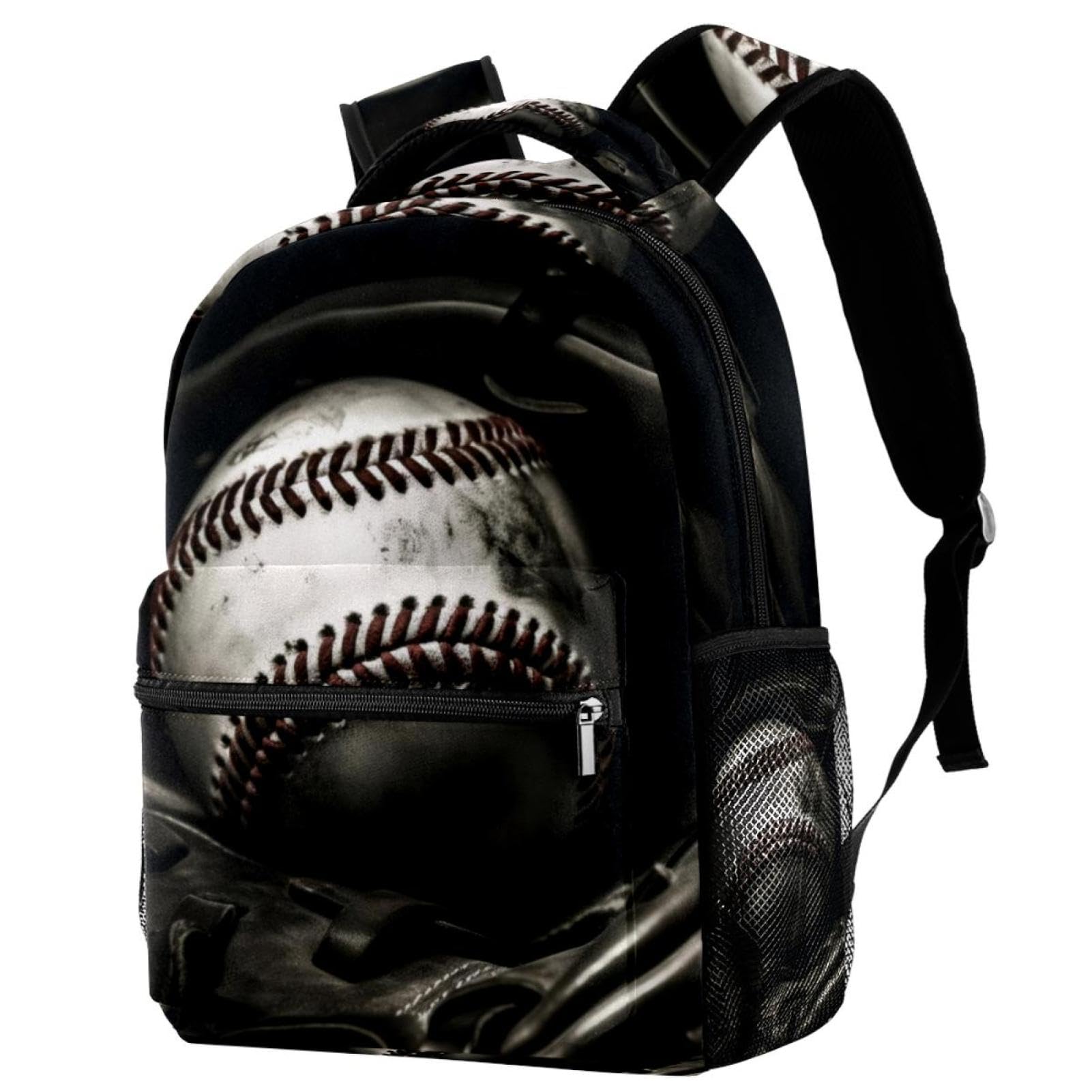 FVQL Kids Backpack for Boys & Girls - Durable School Bookbag with Sporty Baseball Design - Perfect for School, Sports & Travel