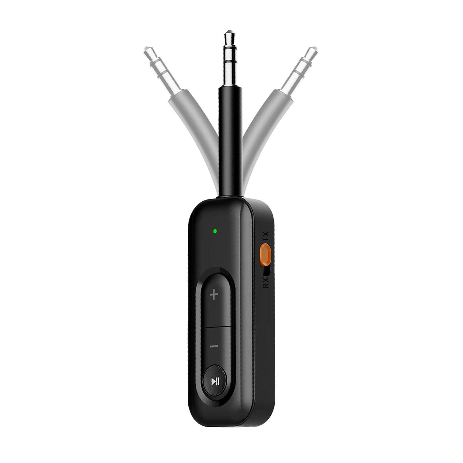 Anulely Wireless Audio Receiver - 2-in-1 Bluetooth Adapter for Headphones, PC, Tablet | Home Stereo & Gym Use | Wireless Music Streaming Device for Workouts & Home Entertainment