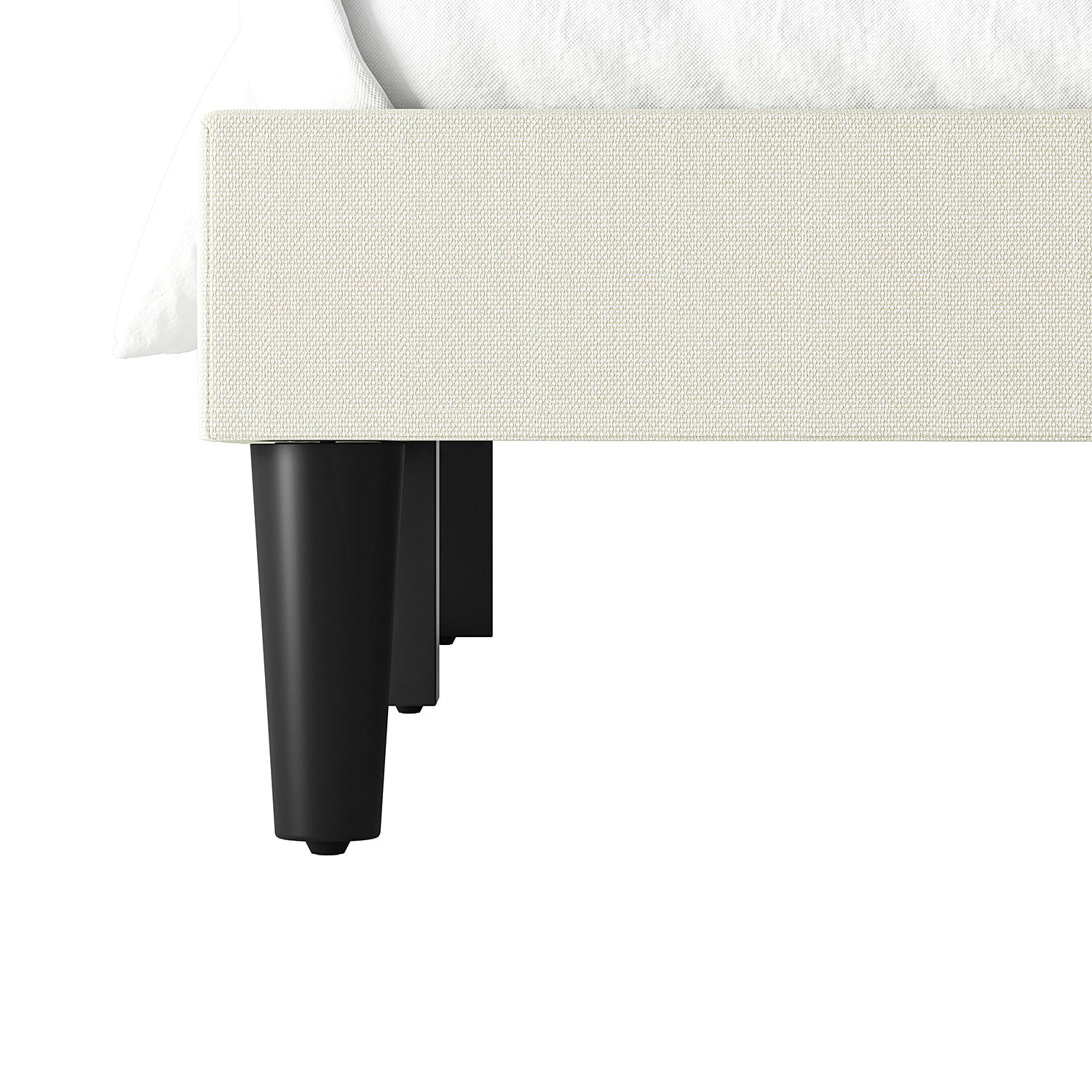Baotist Upholstered Wingback Platform Bed Frame - Queen Size Modern Bedroom Furniture for Master Bedroom, Guest Room & Apartment