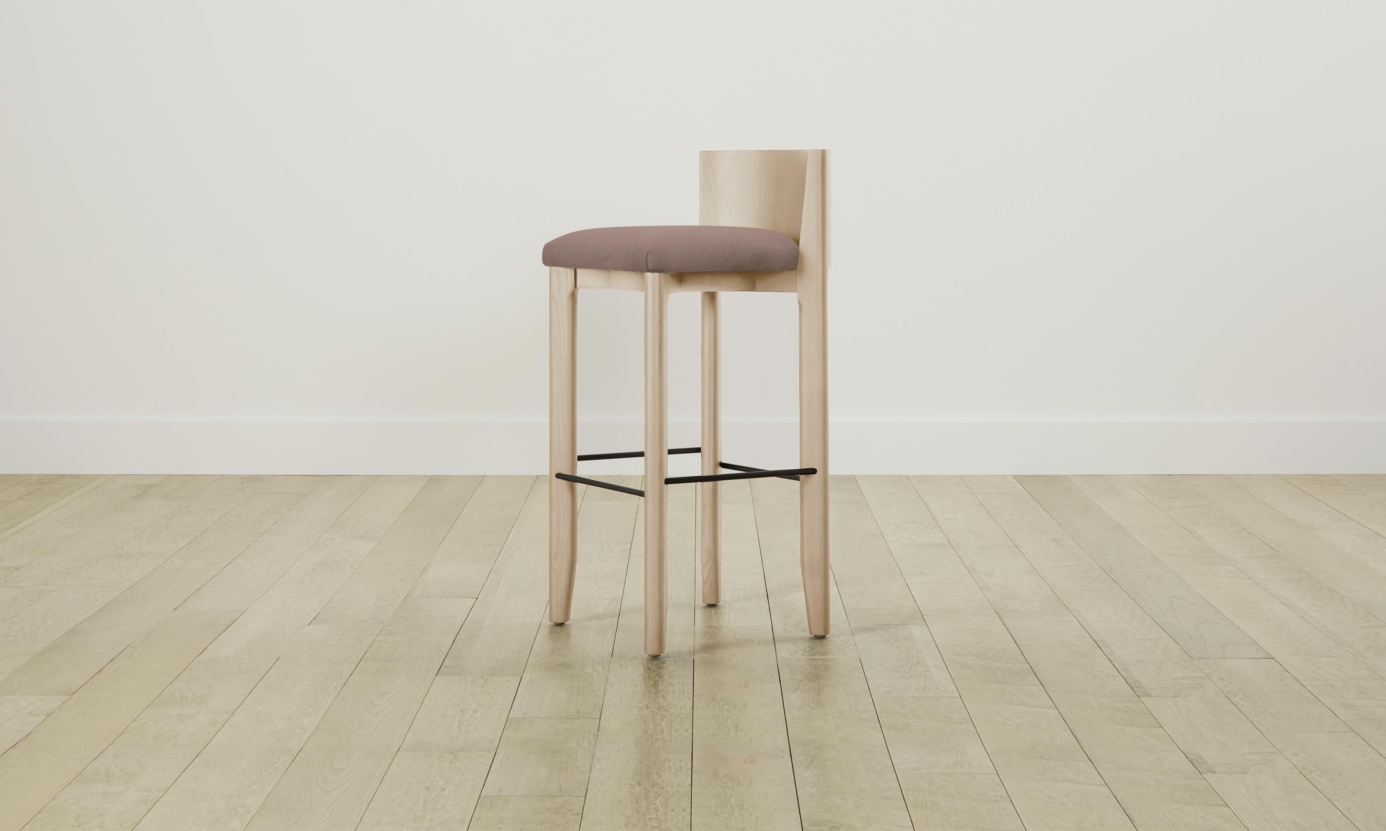 Premium Mohair Peony Bar & Counter Stool - The Delancey Collection - Elegant Kitchen Island & Home Bar Seating for Modern Interiors