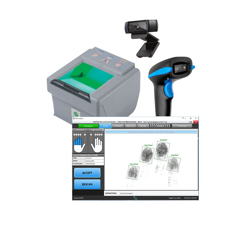 FbF FFL LiveScan Express - Fast & Secure Online Fingerprinting for Background Checks | Ideal for Employment, Licensing & Firearm Purchases