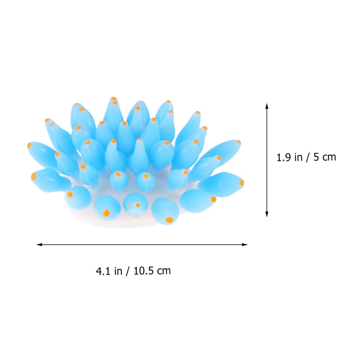 Balacoo Blue Glowing Artificial Coral Decoration for Betta Fish Tanks - Aquarium Plants & Ornaments with LED Glow Effect - Perfect for Home, Office & Kids Aquarium Decor
