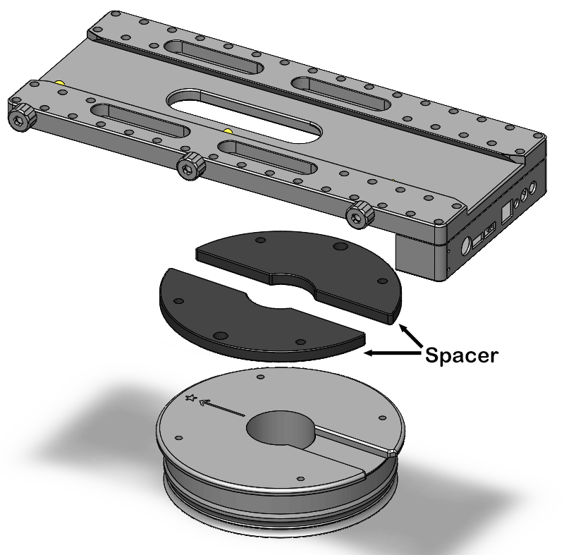 Paramount MyT Dec Axis to Versa Plate Spacer Adapter - Compatible with Camera Mounts & Stabilizers - Perfect for Filmmaking, Vlogging, and Photography Gear Setup