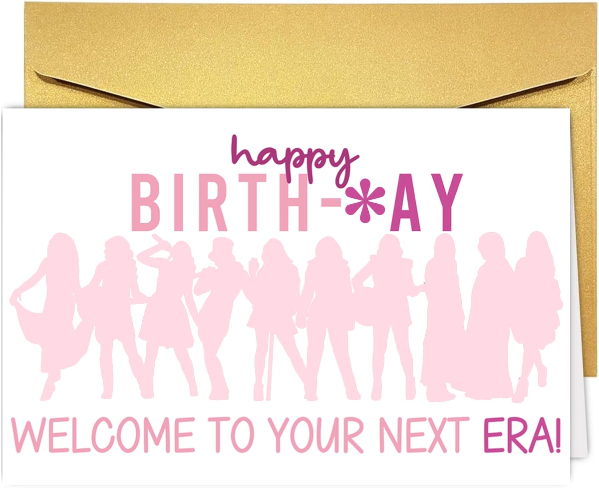 Trendy Pop Singer Inspired Birthday Cards - Unique Happy Birthday Greeting Cards for Him & Her - Perfect Birthday Decor Posters - Thoughtful Gifts for Women & Girls - Ideal for Birthday Parties, Room Decor & Special Occasions