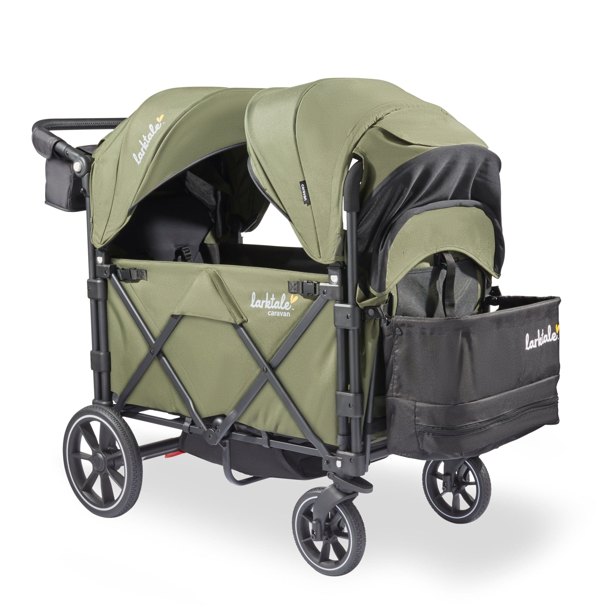 Larktale Caravan V3 All-Terrain Stroller Wagon for Kids - Lightweight, Foldable & Durable for Beach, Park, and Outdoor Adventures