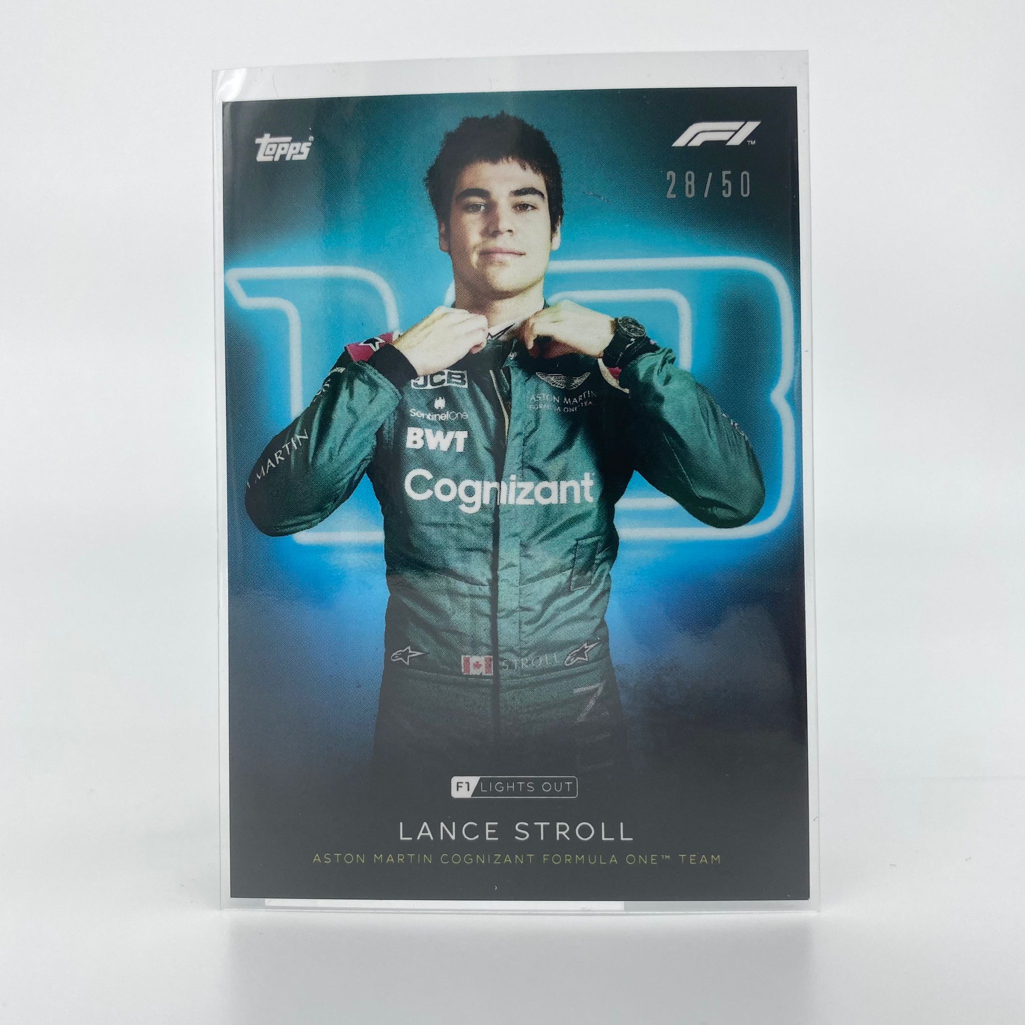 50 Lance Stroll Racing Drivers Aqua Parallel Sunglasses for Men - UV Protection & Polarized Lenses for Driving, Running, and Outdoor Sports