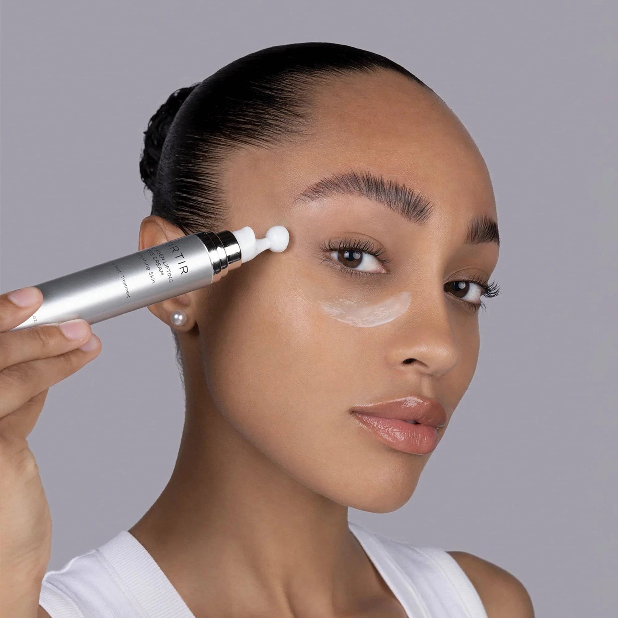 TIRTIR Collagen Lifting Eye Cream 15mL - Anti-Aging & Wrinkle Reduction for Dark Circles & Puffiness - Perfect for Night & Day Use