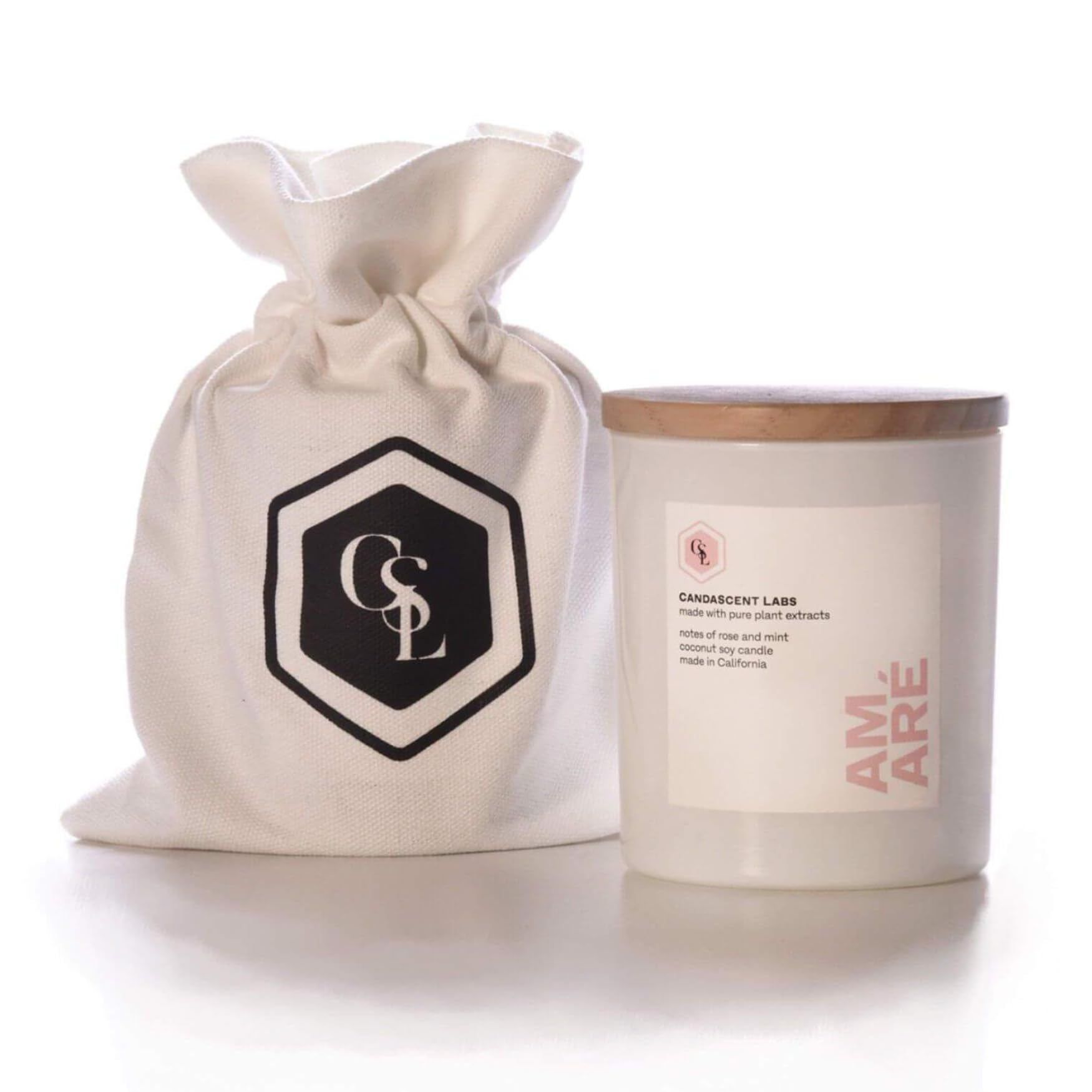**Amaré Love Scented Candle Set - Rose & Mint Aromatherapy Candles, 100% Natural Botanical Ingredients, Fresh & Luxurious, Perfect for Romantic Dates, Relaxation & Home Decor**