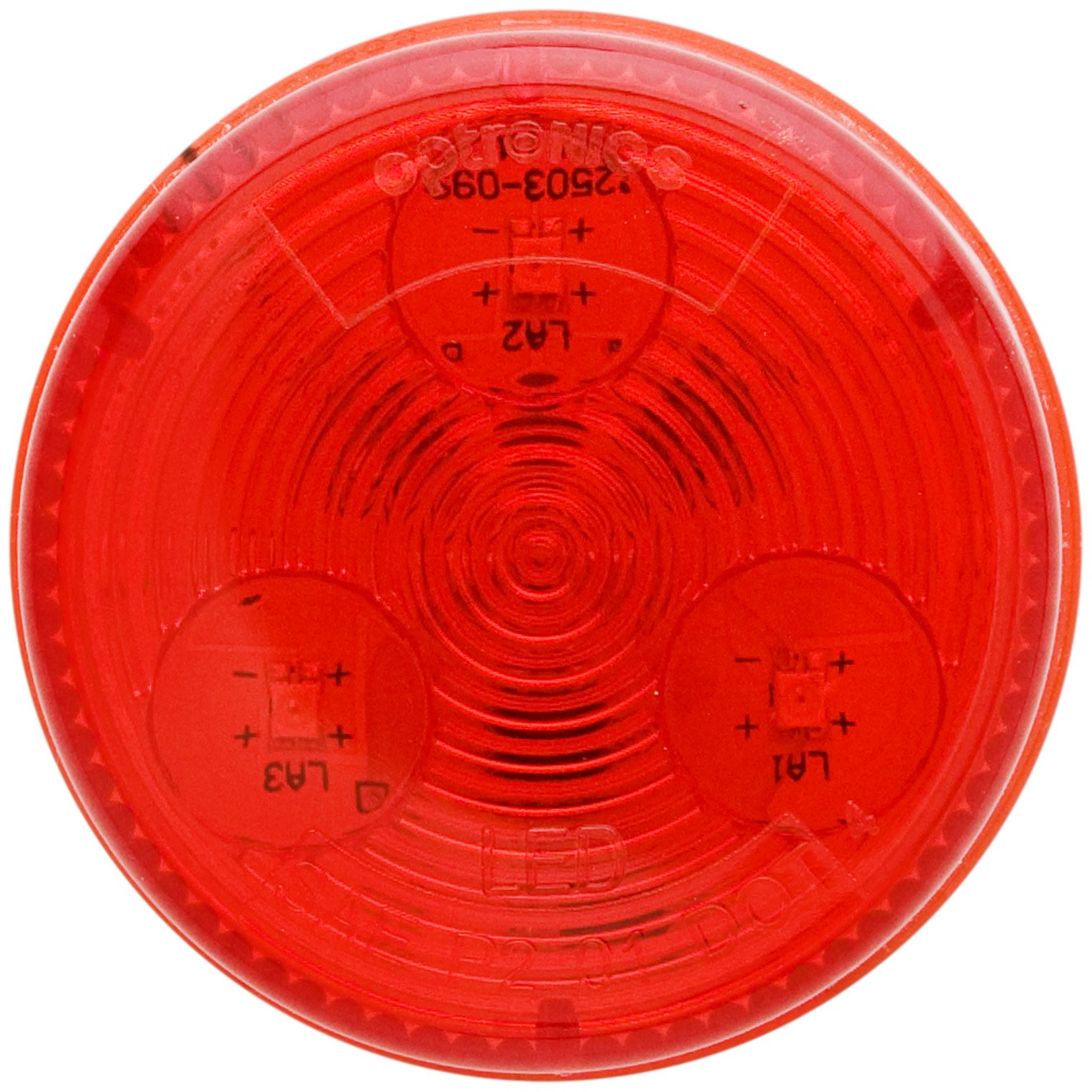 Optronics MCL55RBP LED Marker and Clearance Lights - Red/Amber - DOT Certified for Trucks, Trailers & Commercial Vehicles - Durable Weatherproof Design for Road Safety & Visibility