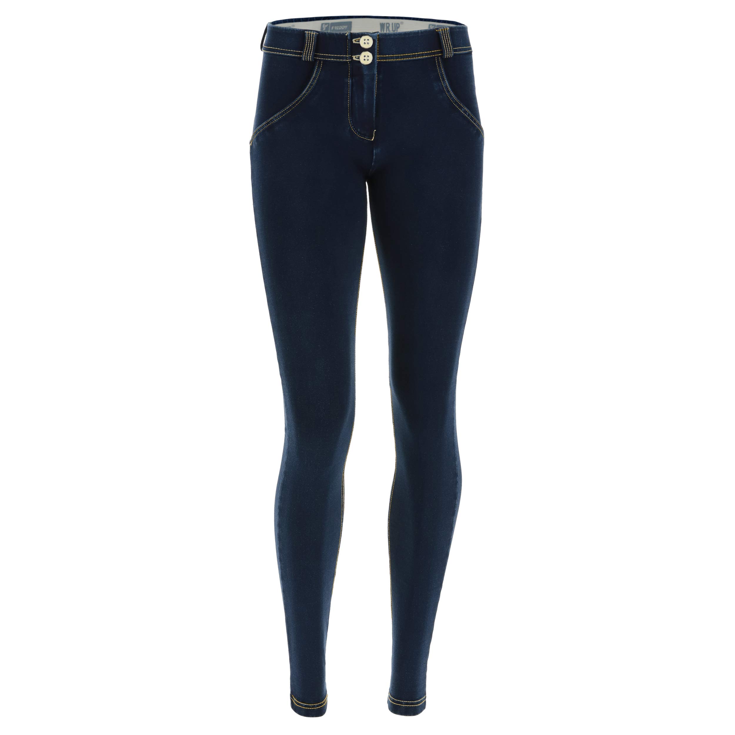 Freddy Women's High Waist Yoga Leggings - Soft Stretchy Workout Pants for Running, Gym & Lounge Wear