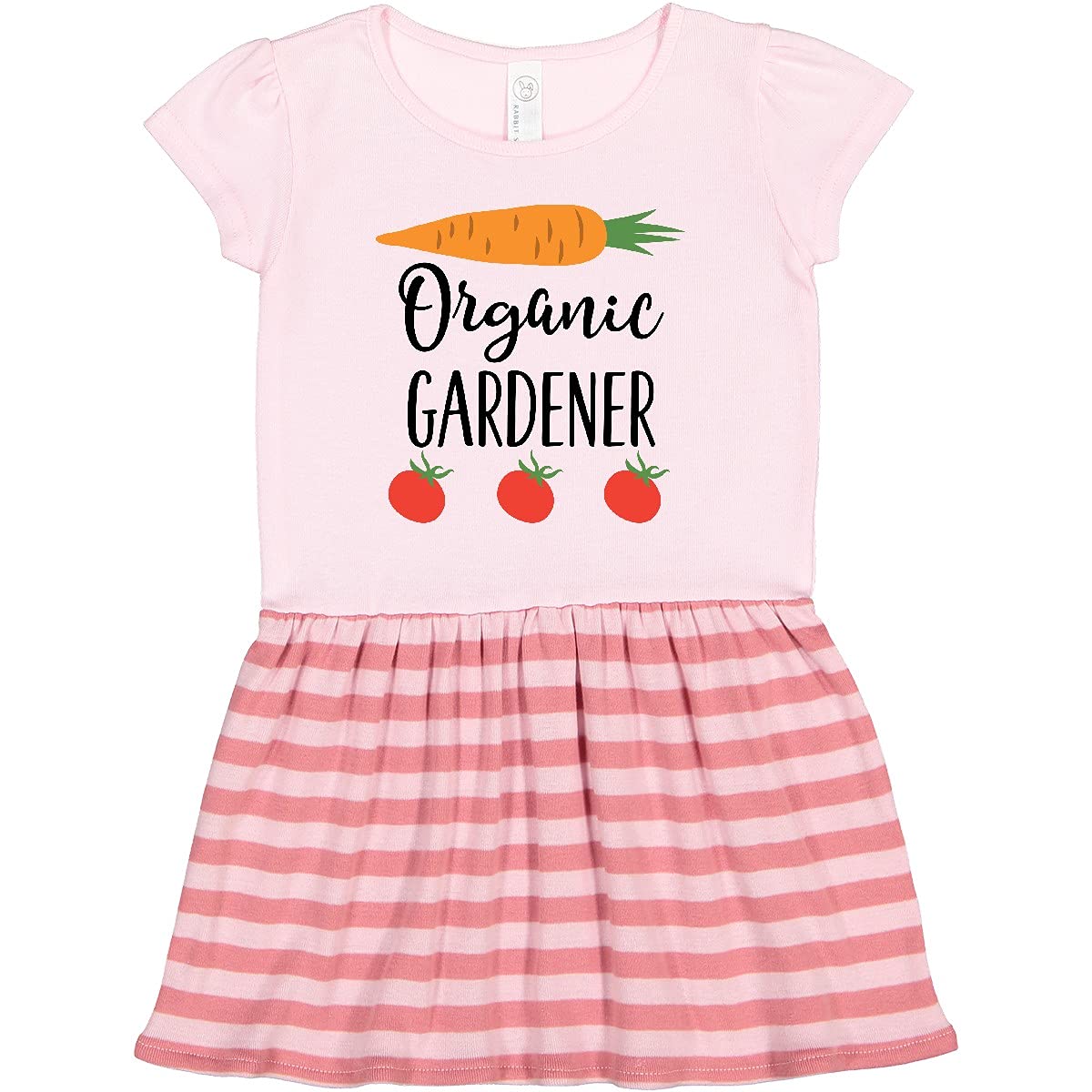 Inktastic Organic Gardener Toddler Dress - Cute Gardening Outfit for Baby Girls & Boys - Perfect for Playdates, Outdoor Activities & Family Gardening Days