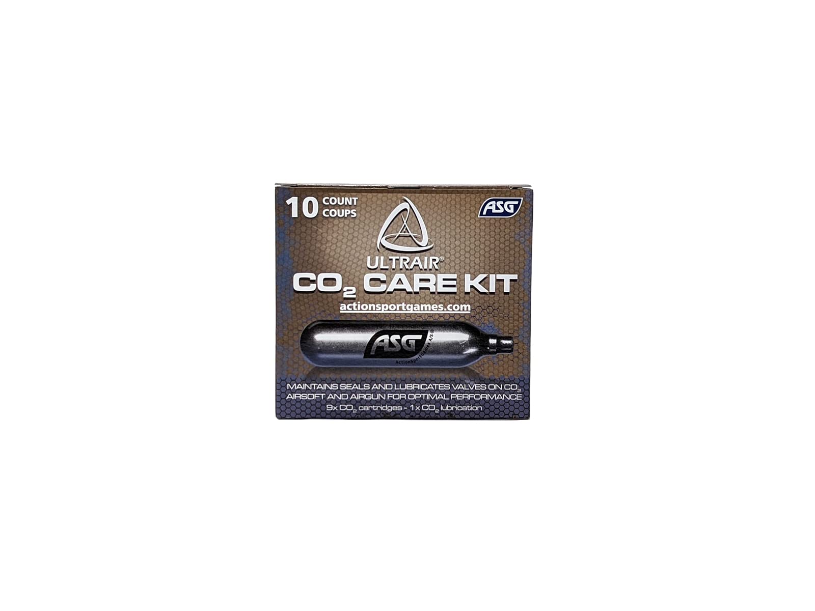 ASG Ultrair 12g CO2 Cartridges for BB Pistols & Airsoft Guns | High-Precision Power for Target Shooting & Gaming