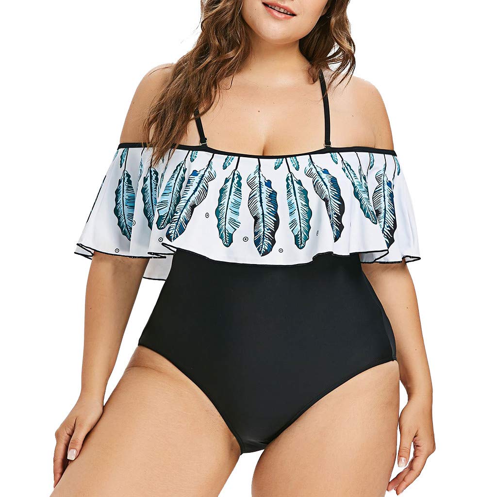 Plus Size Padded Tankini Swimsuit for Women - Sexy Two Piece Swimwear with Support - Perfect for Beach, Pool & Vacation | Available in All Plus Sizes