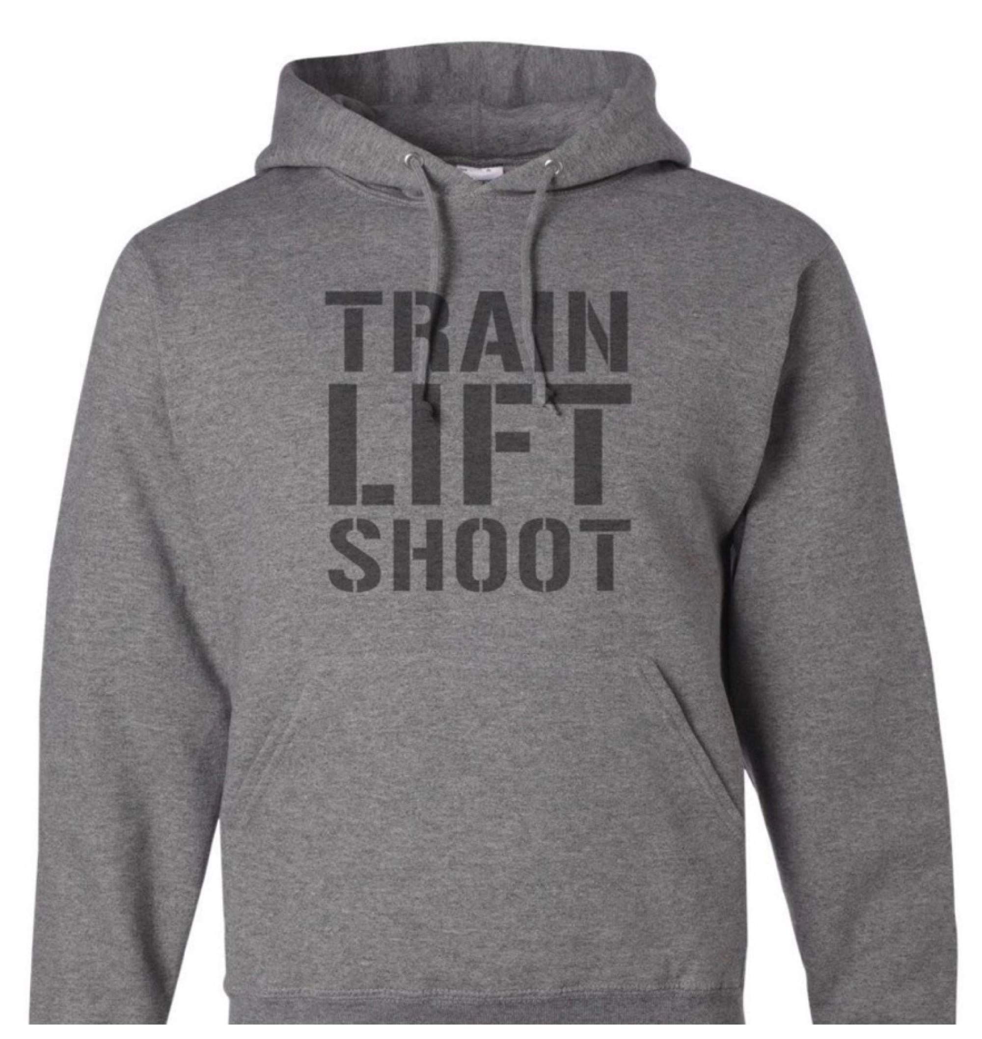 Patriotic Men's Hoodie - Comfortable Workout Hoodie for Weight Lifting, Gym Training & Shooting Range | Ideal for Fitness Enthusiasts & Outdoor Activities
