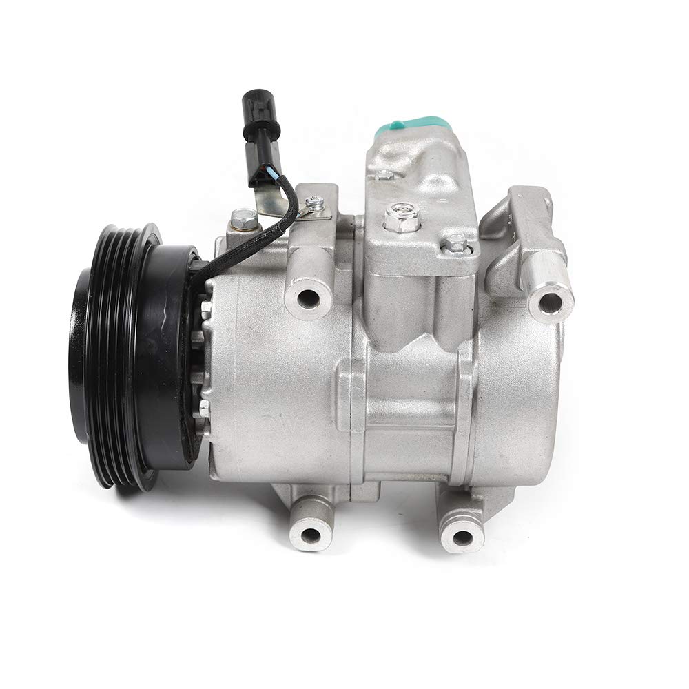 TBVECHI Air Conditioner Compressor with Clutch Replacement for 2007-2009 Kia Spectra & Spectra5 2.0L 158350 - Perfect for Summer Cooling & Auto AC Repair