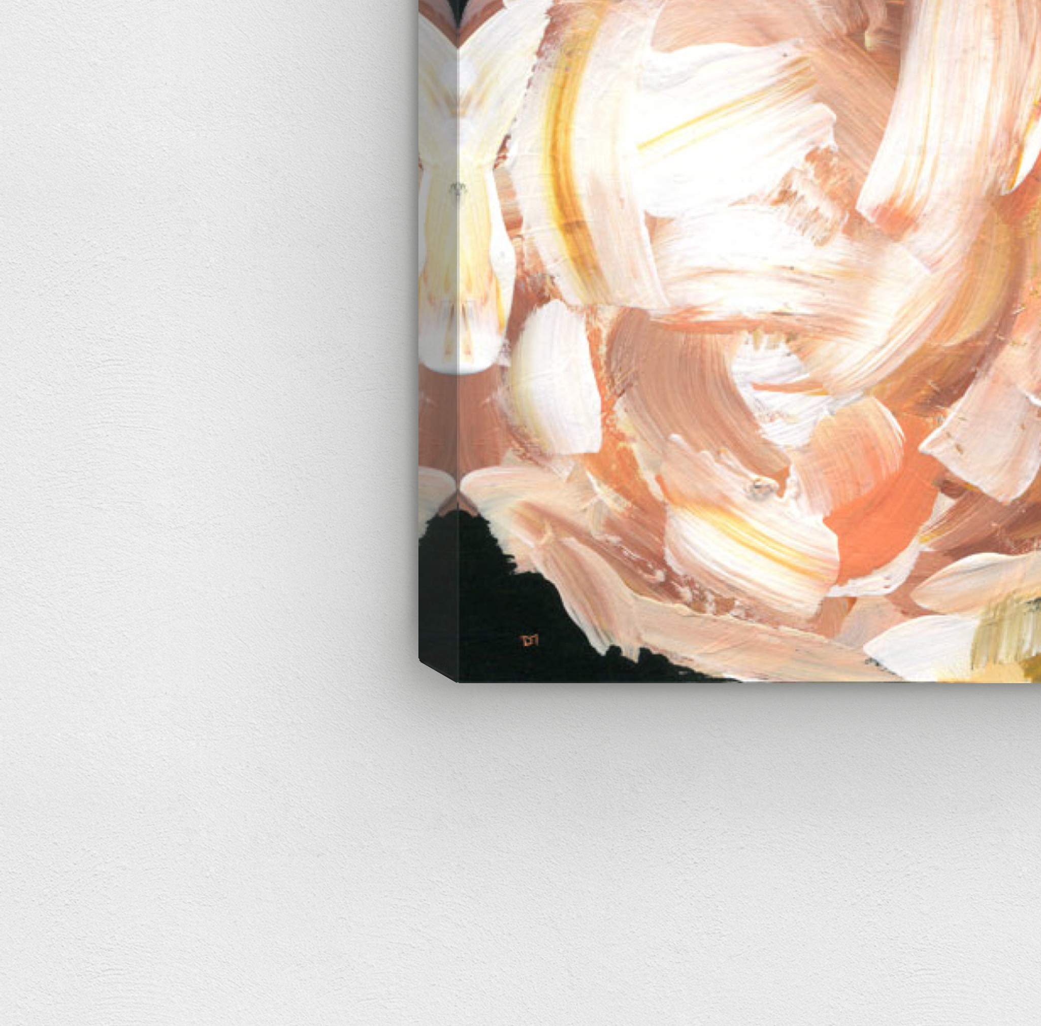 Floral Wall Art Canvas Prints 'Opaques' - Elegant Home Decor for Living Room, Bedroom & Office - Perfect Gift for Housewarming & Wedding