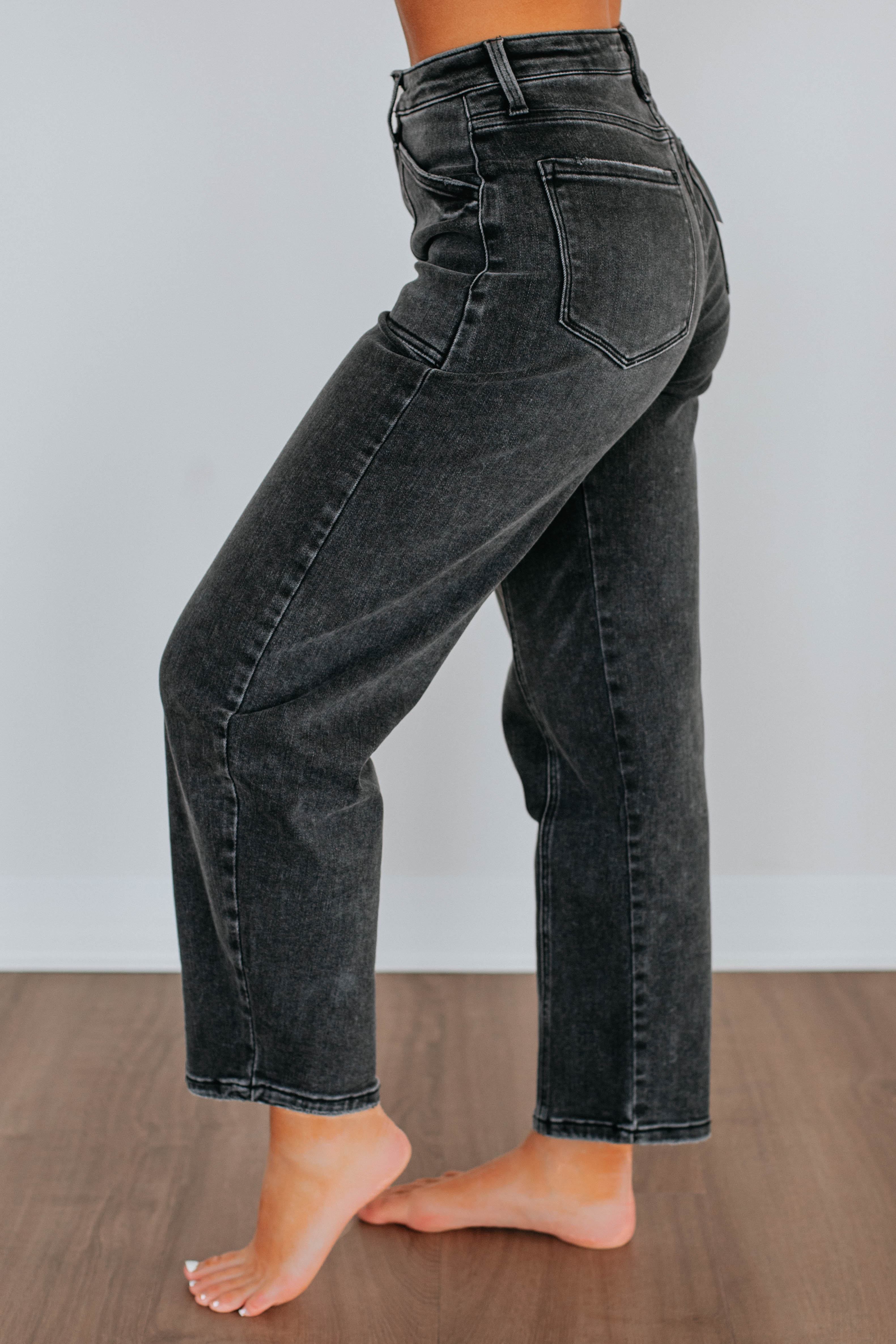 Clea Flying Monkey Jeans for Women - High Waist Stretch Denim Pants - Perfect for Casual Wear, Office & Night Out